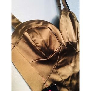 ‼️SOLD‼️Gold Bebe Dress -Great Gatsby collection